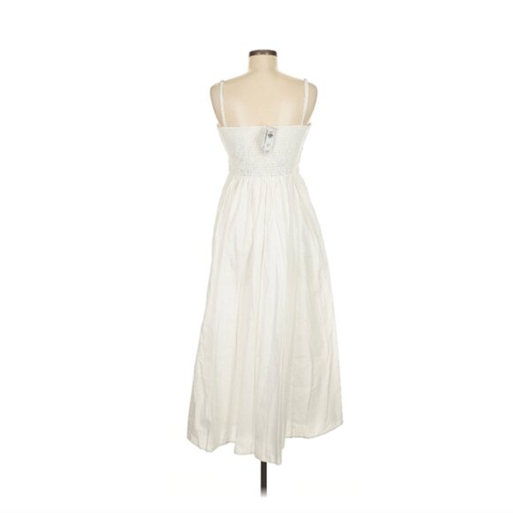Abercrombie and Fitch Sleeveless Emerson Dress in White, Size M NWOT - Picture 2 of 2
